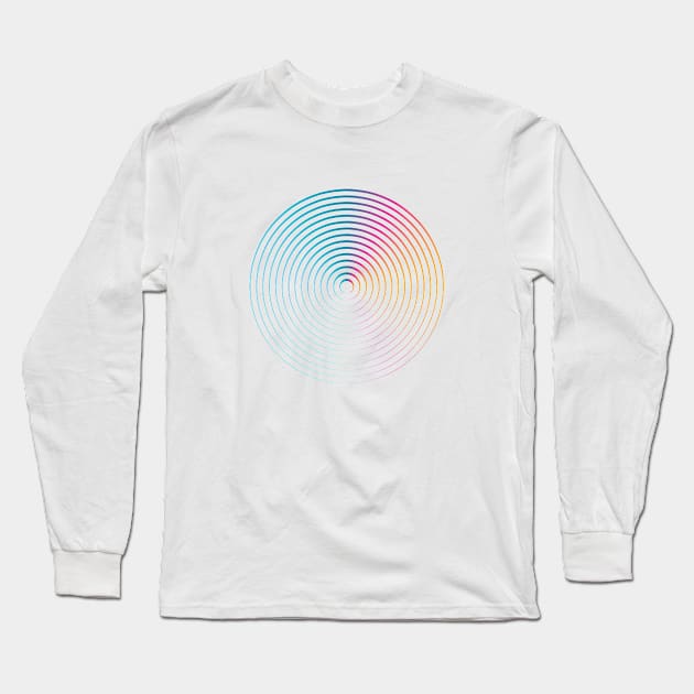 Abstract form - Circle Long Sleeve T-Shirt by Lionti_design